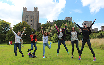 the scholars started the weekend with   visit to penrhyn castle